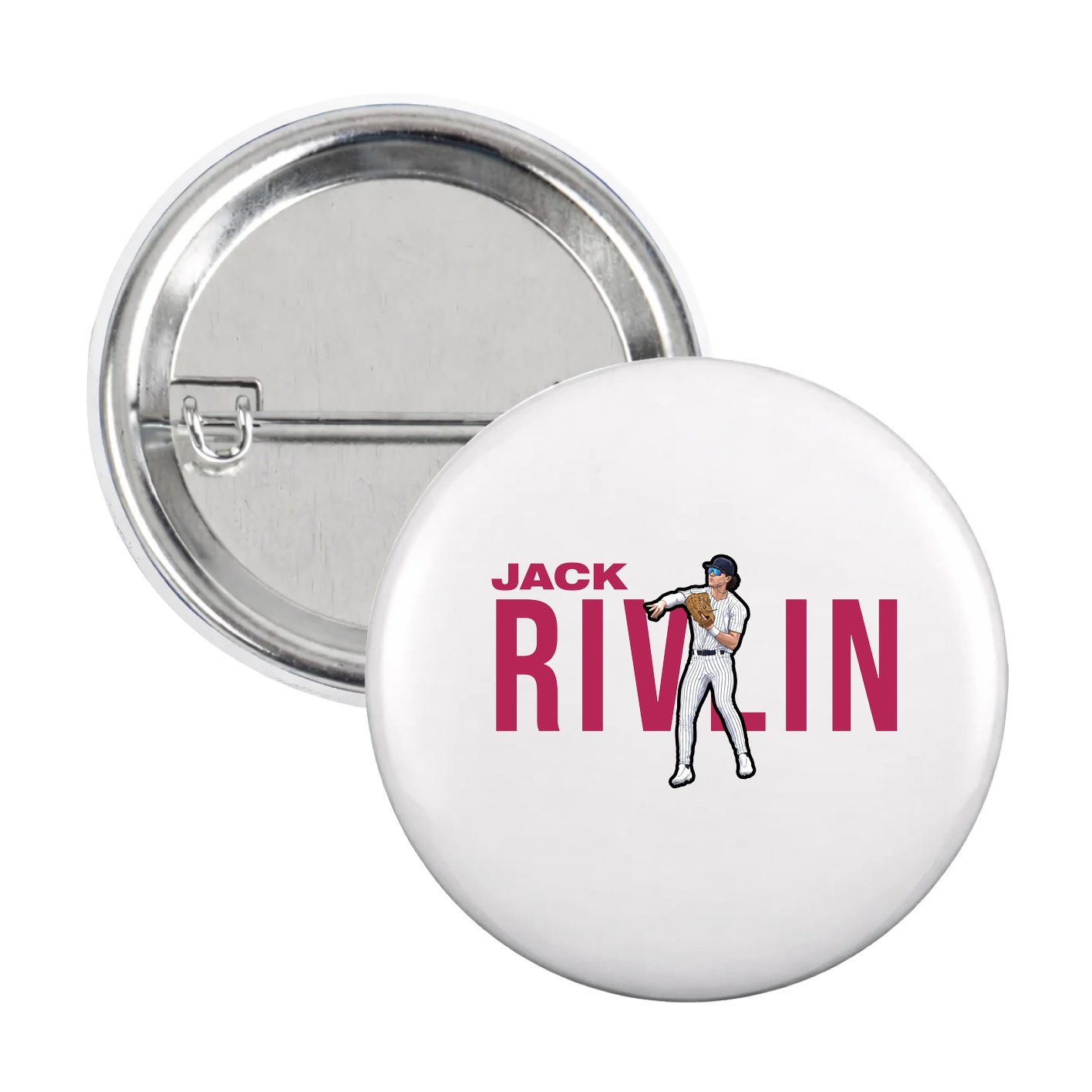 Game Day Button — Player Name in White