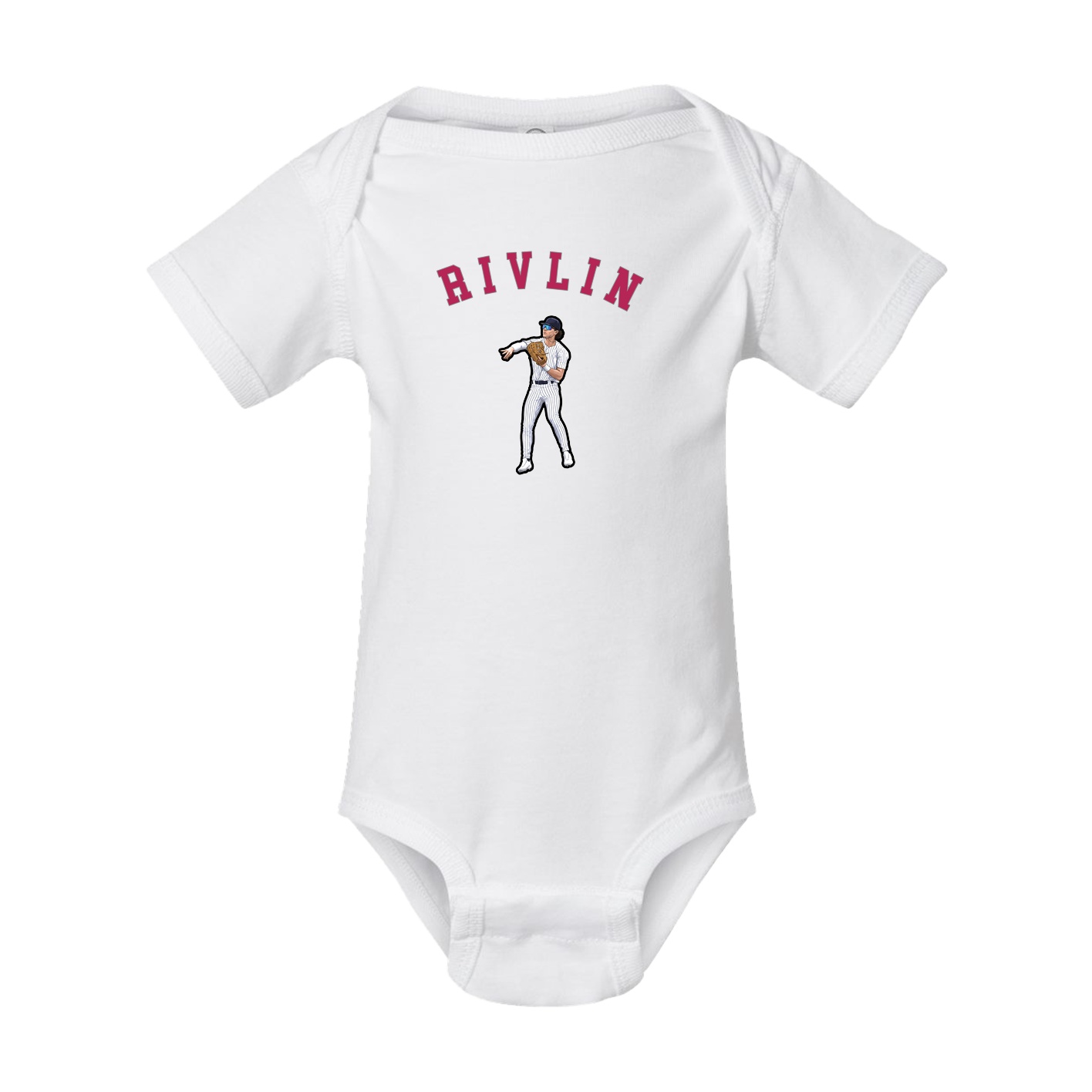 Baby Onesie — Shirsey Arch in White