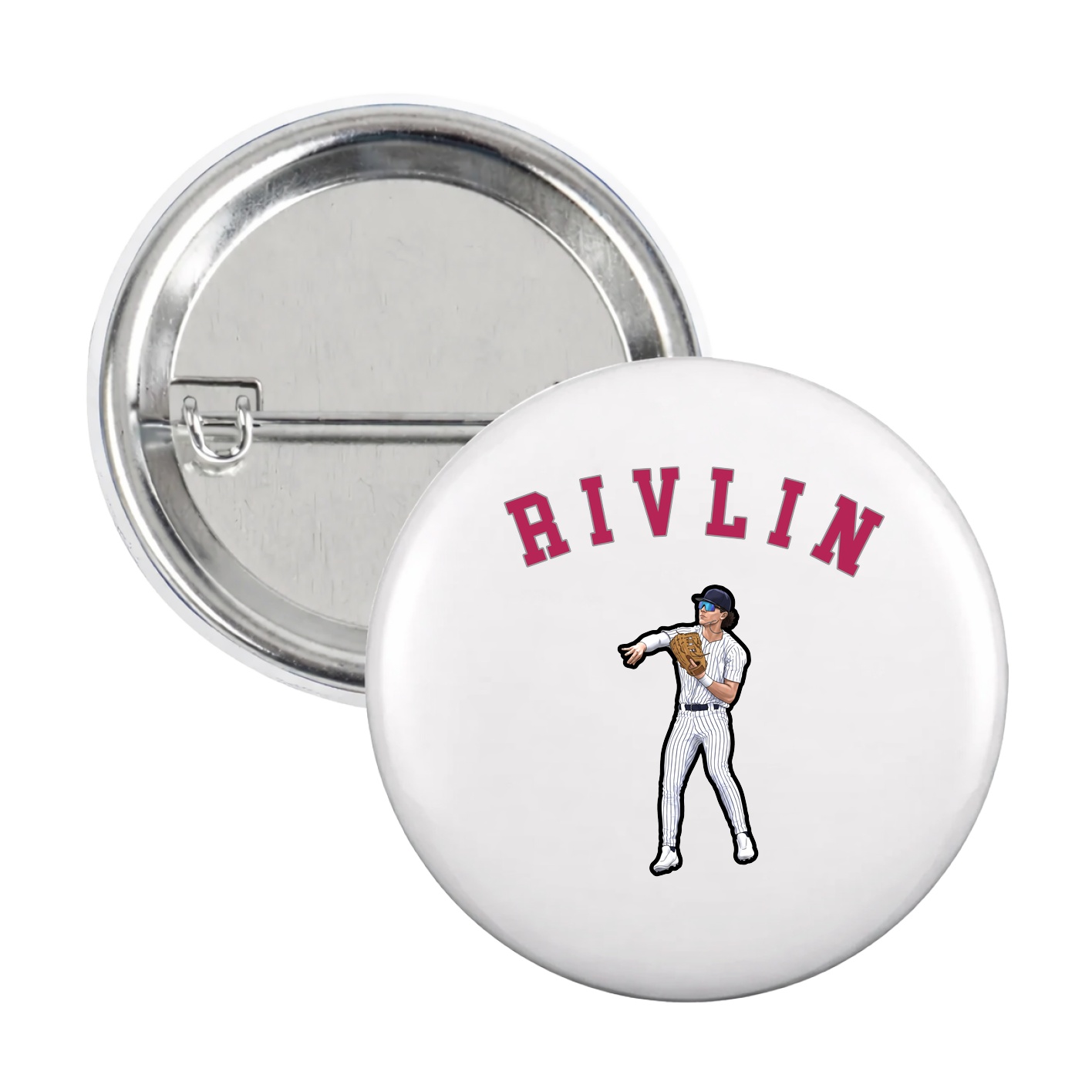 Game Day Button — Shirsey Arch in White