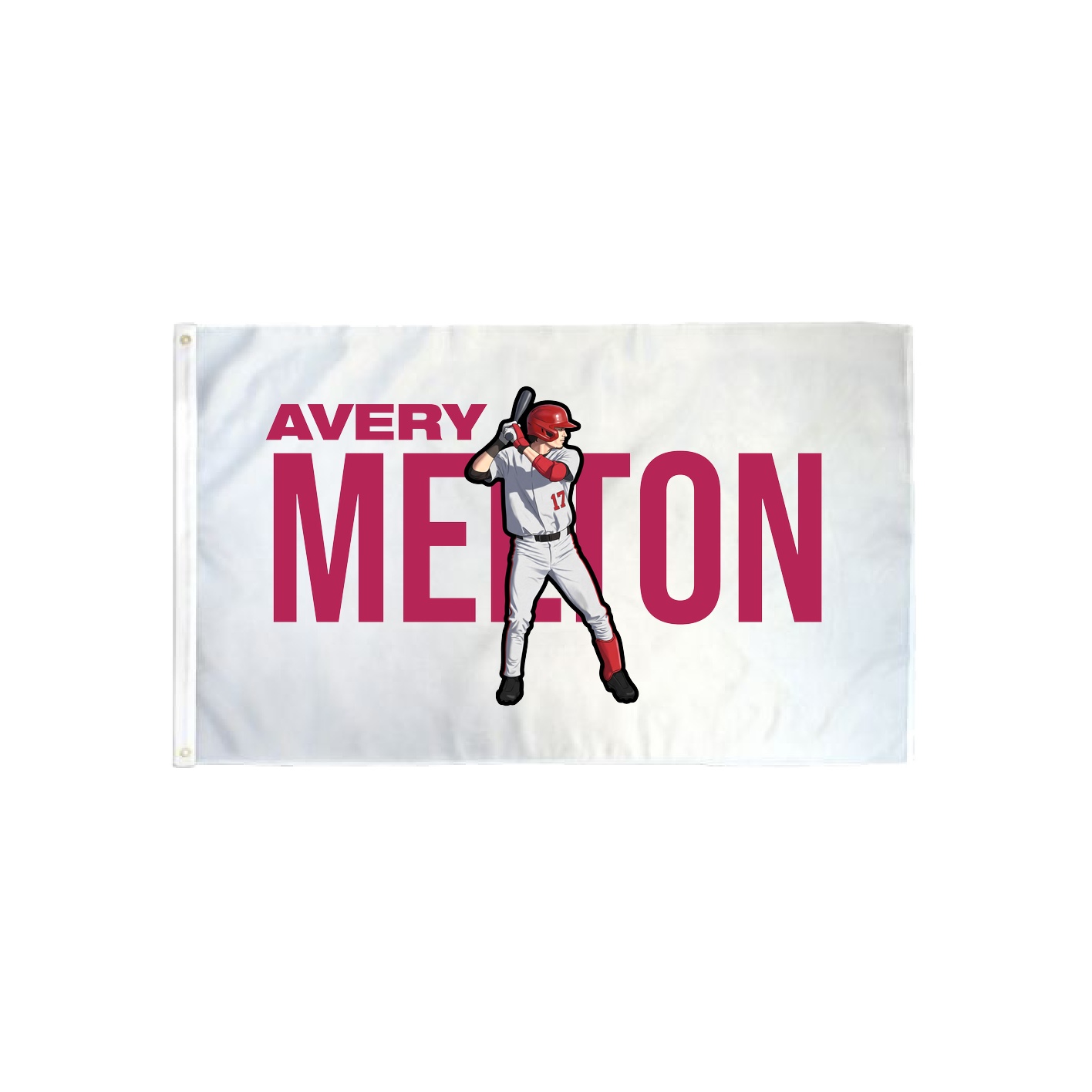 3x5 Flag — Player Name in Classic