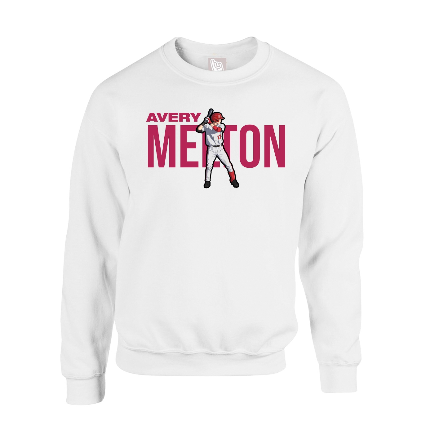 Fleece Crew — Player Name in White