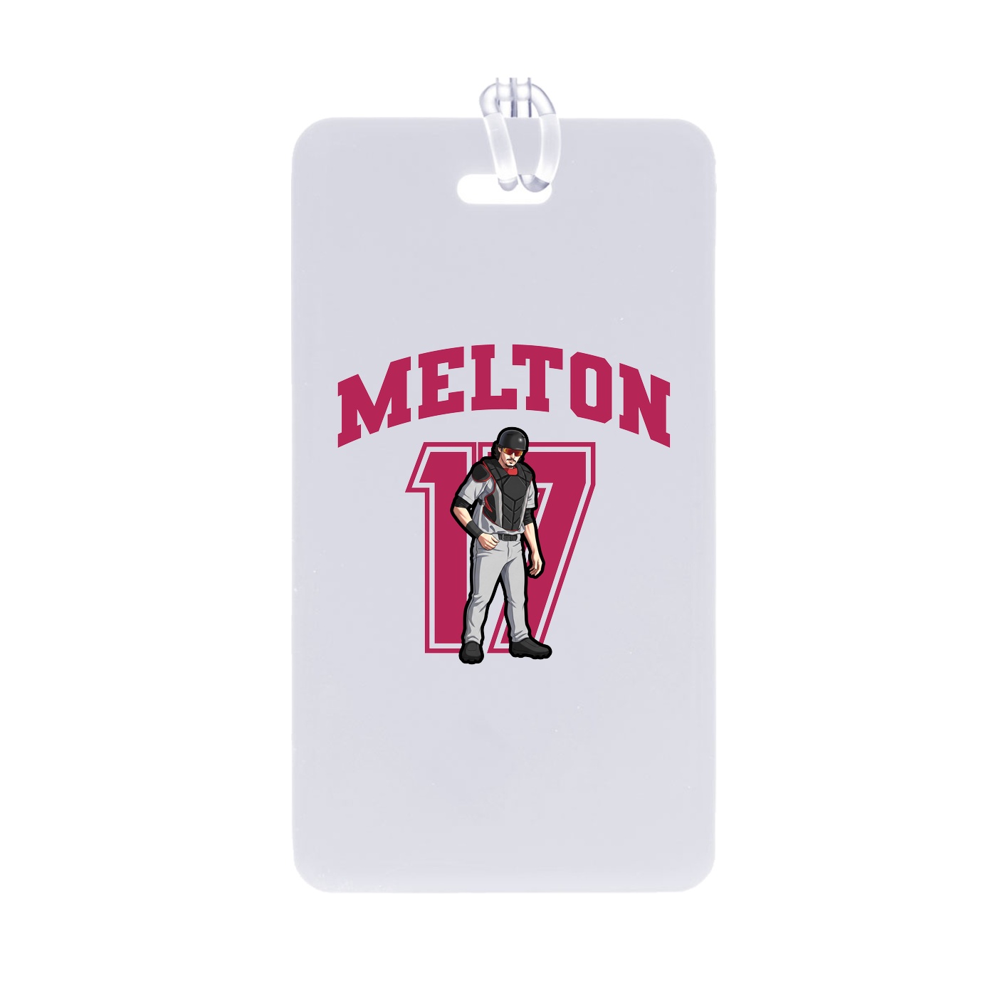 Bag Tag — Number in Classic