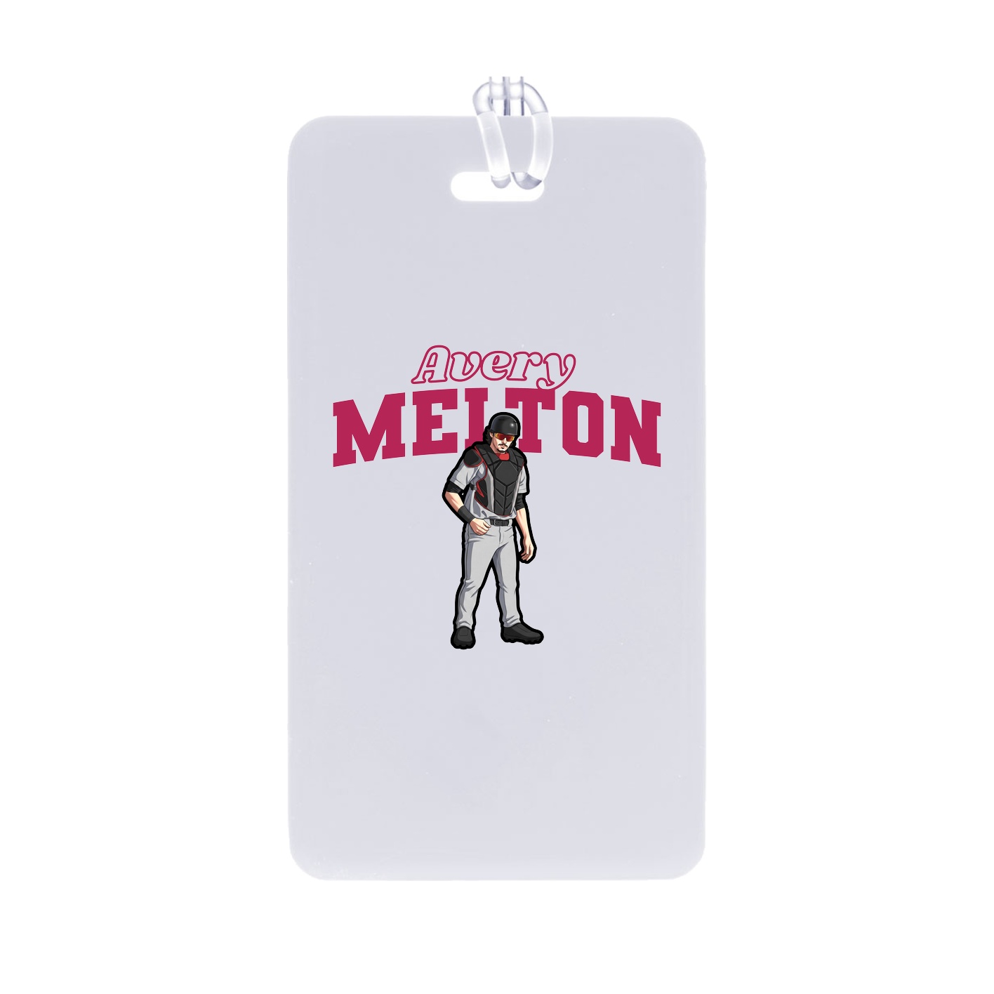Bag Tag — Name Arch in Classic
