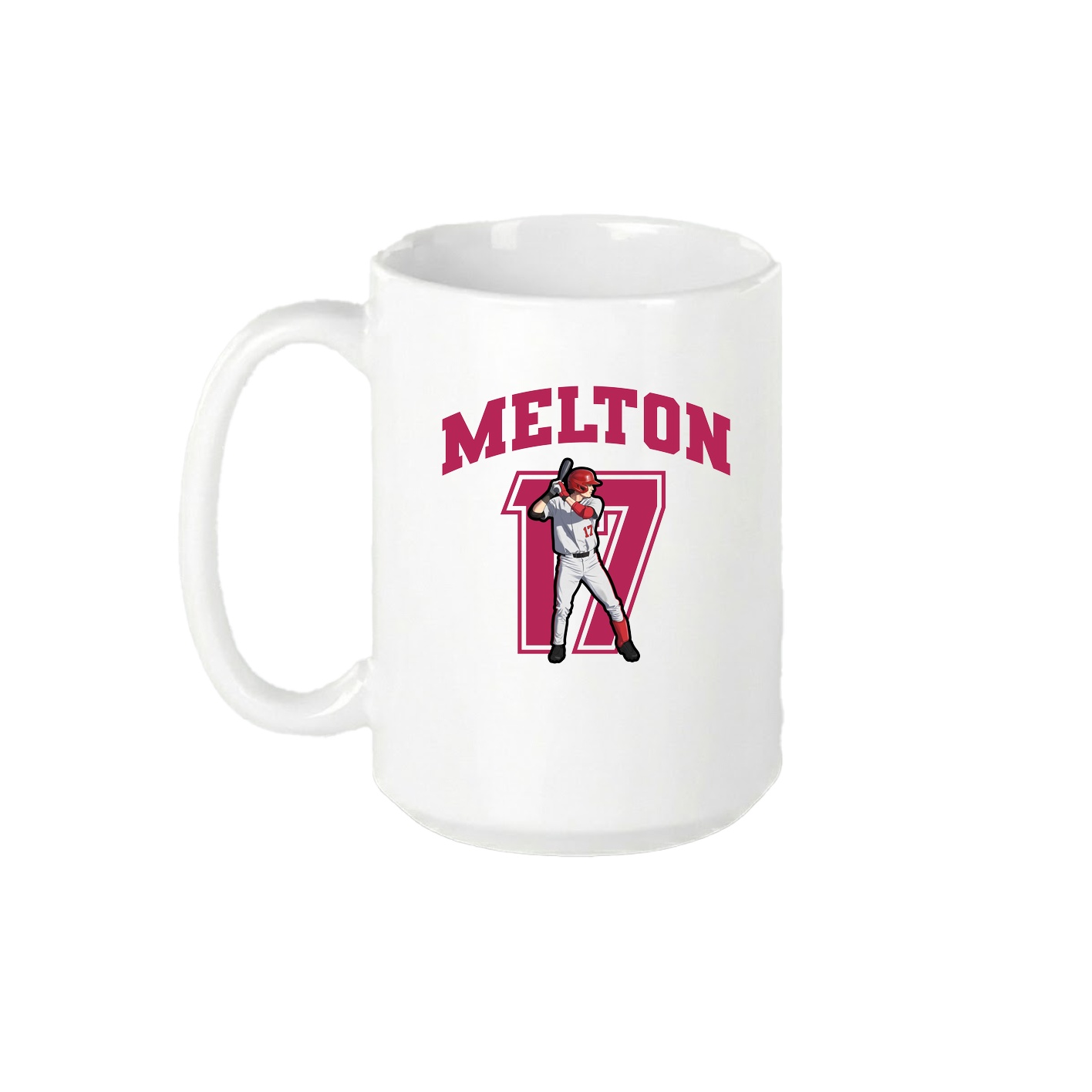 15oz Coffee Mug — Number in White