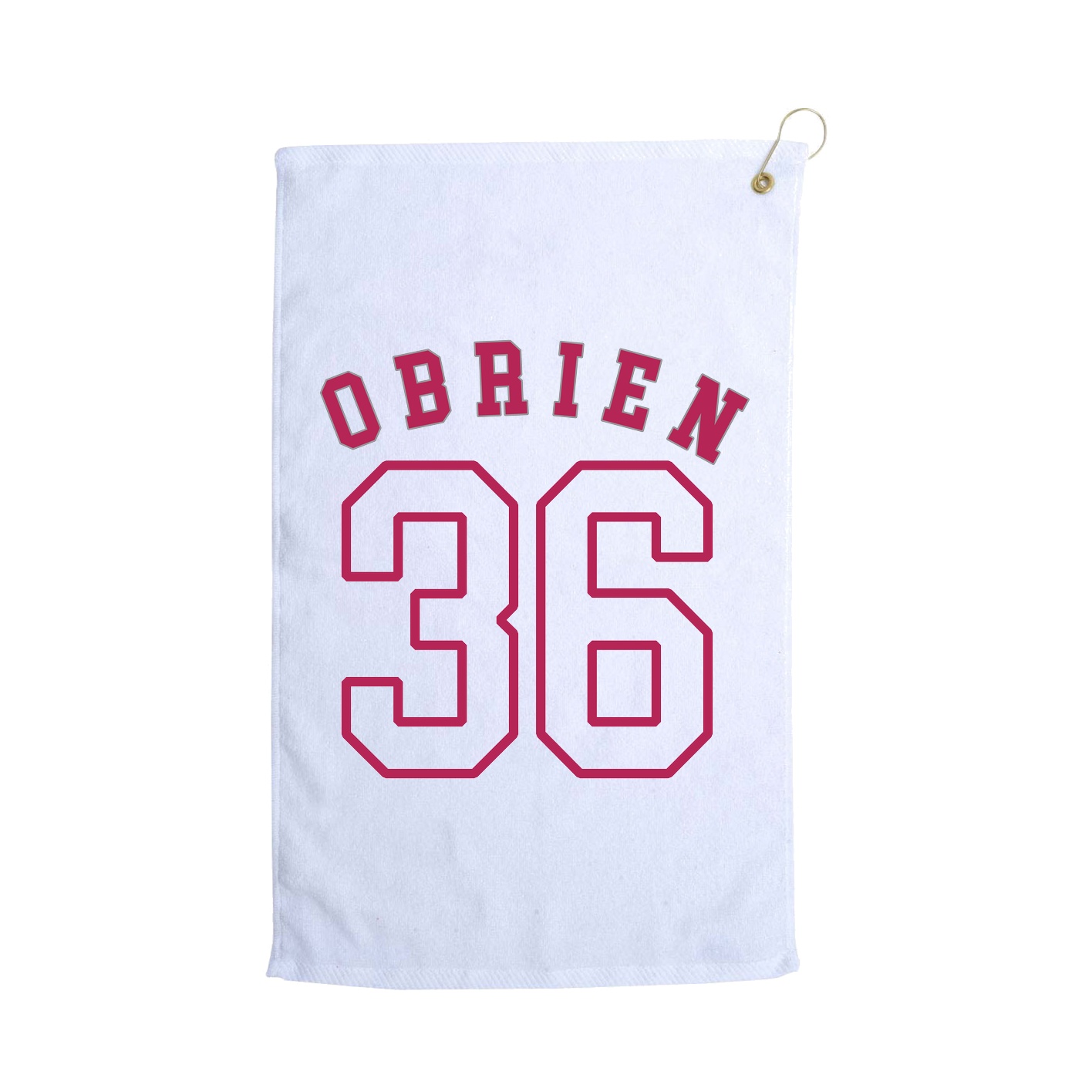 Golf Towel — Shirsey Arch in White