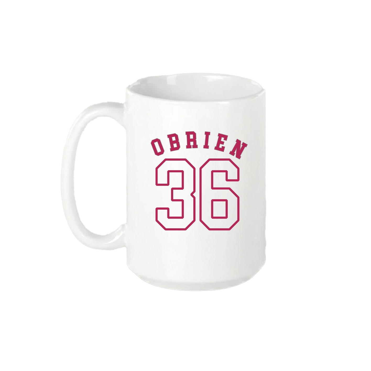 15oz Coffee Mug — Shirsey Arch in White