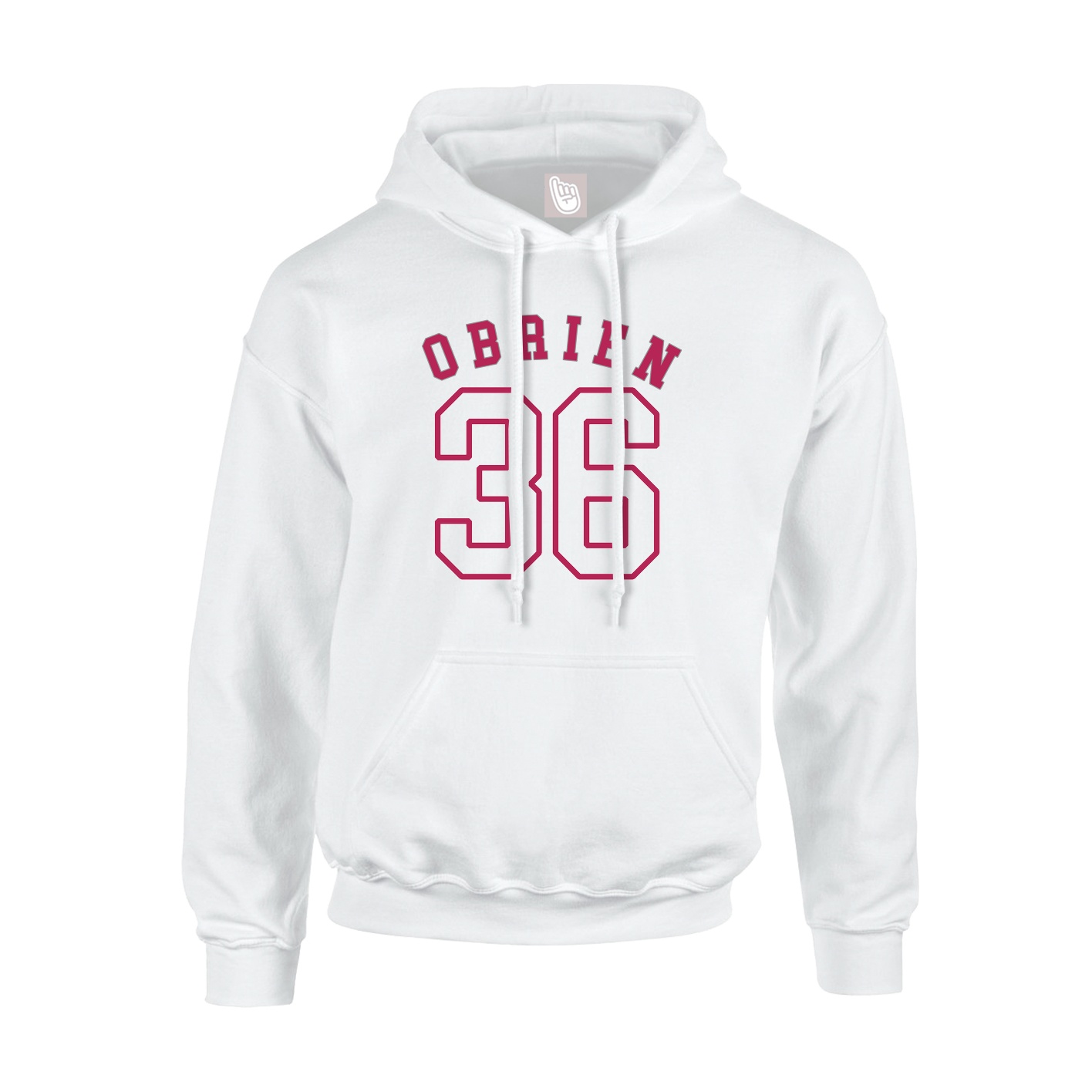 Youth Hoodie — Shirsey Arch in White