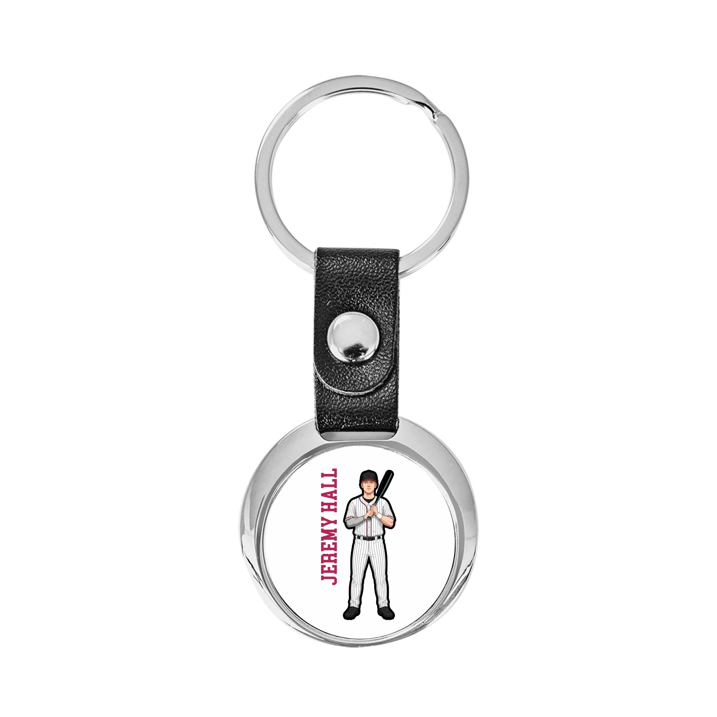 Key Chain — Name Vertical in Classic