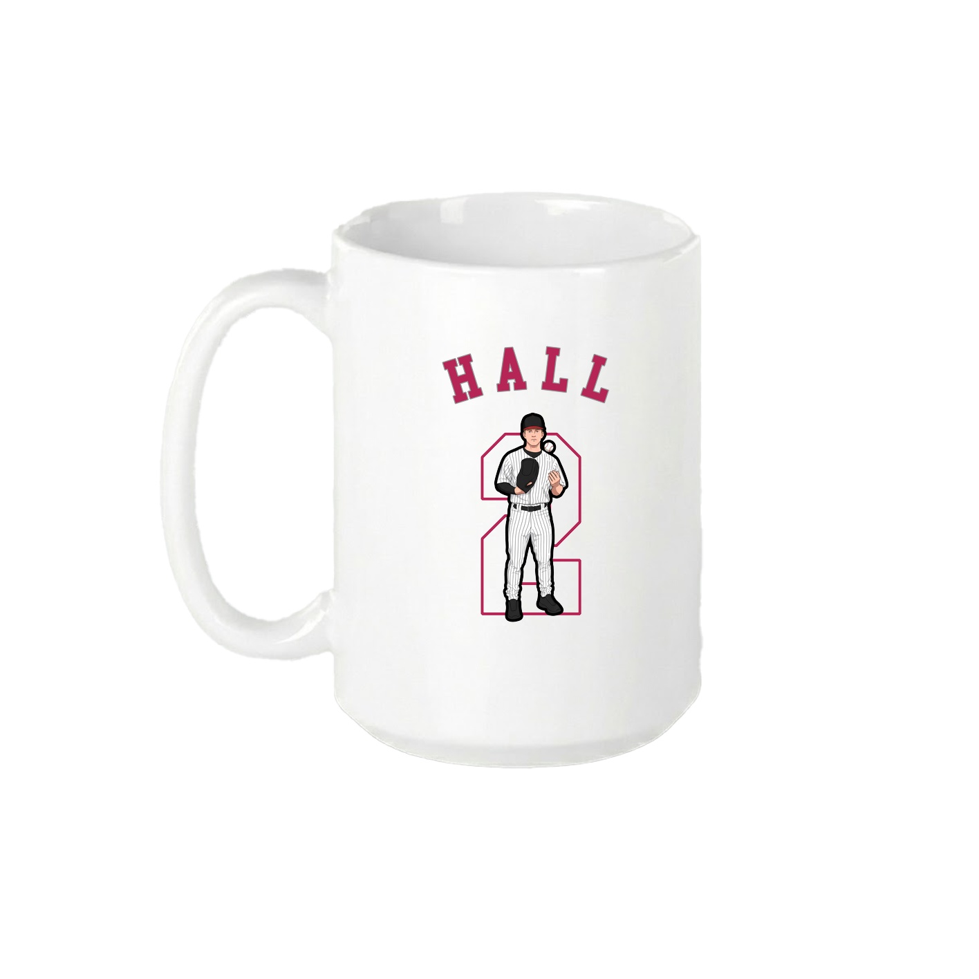 15oz Coffee Mug — Shirsey Arch in White