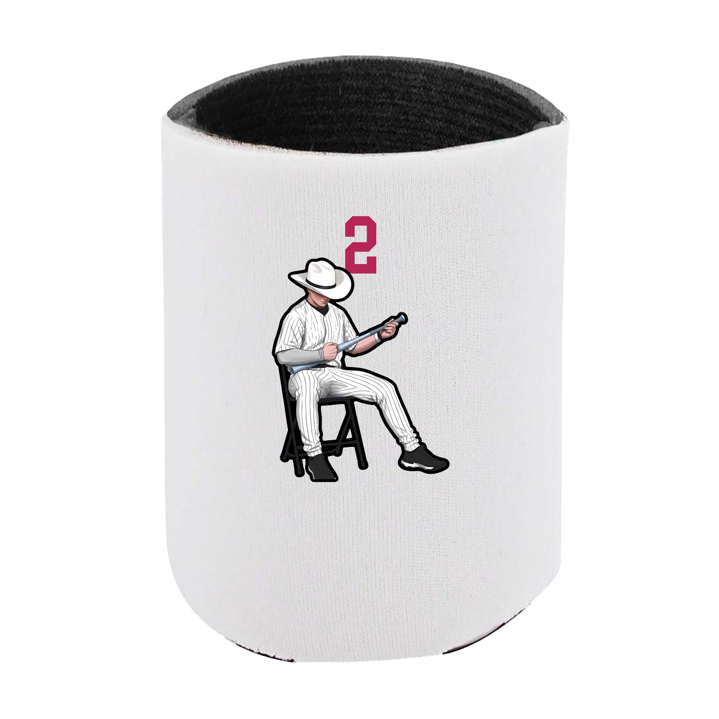 Can Holder — Number Top in White