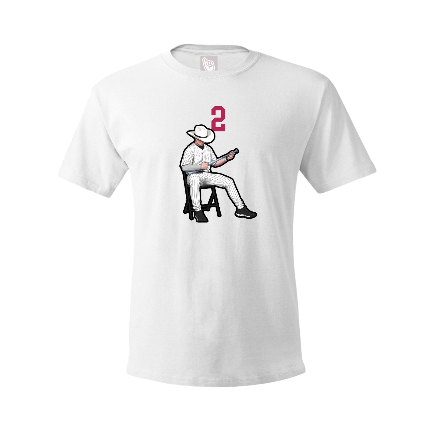Tee — Number Top in White