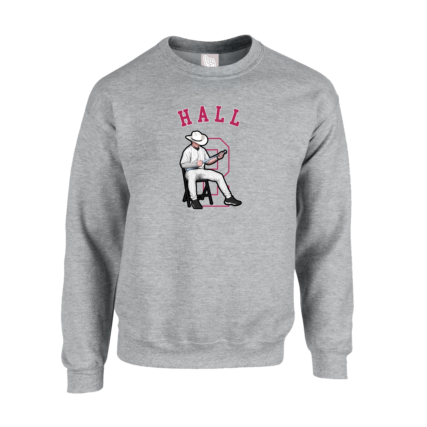 Fleece Crew — Shirsey Arch in Grey