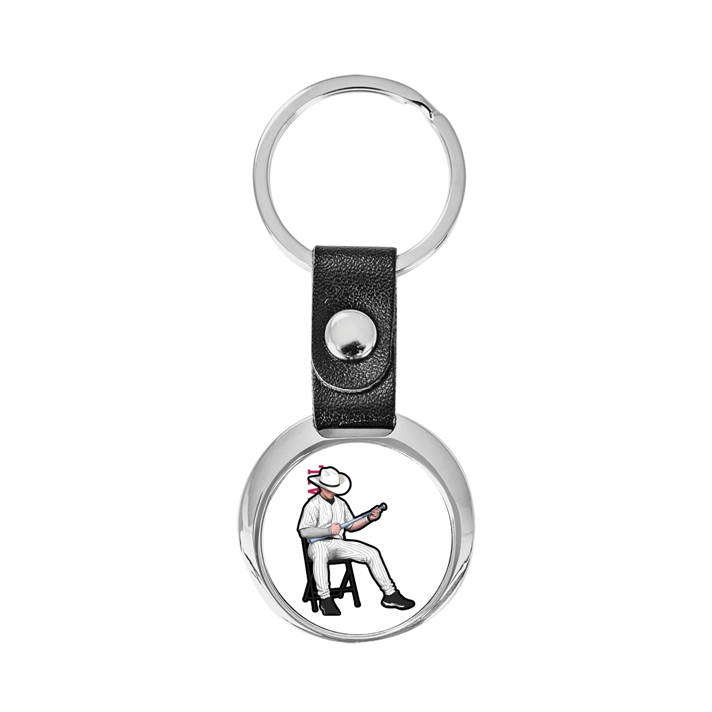 Key Chain — Name Vertical in Classic