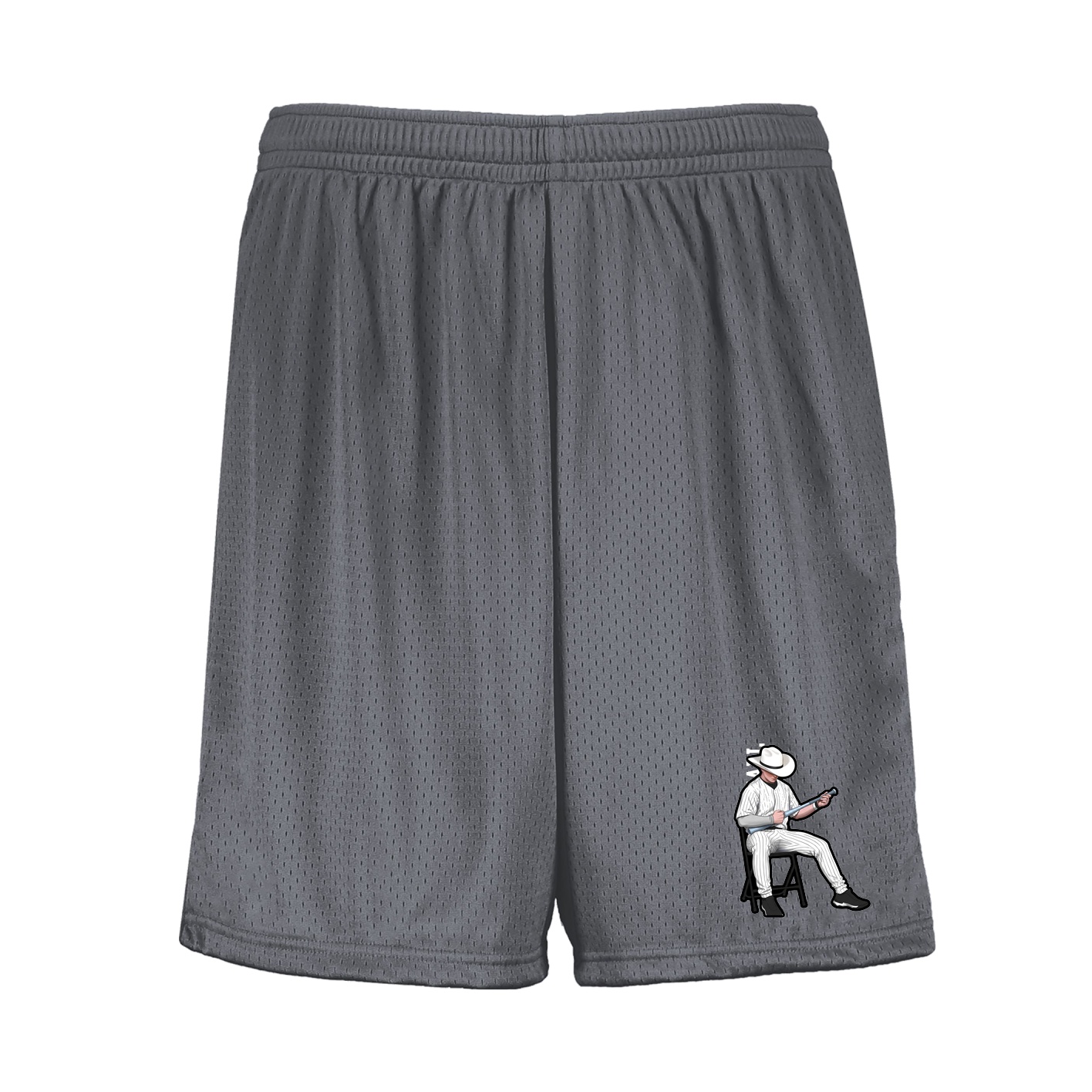 Shorts — Name Vertical in Grey