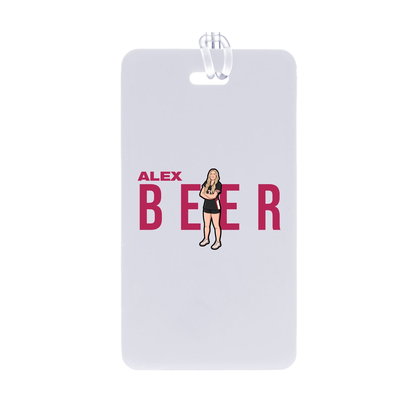 Bag Tag — Player Name in Classic