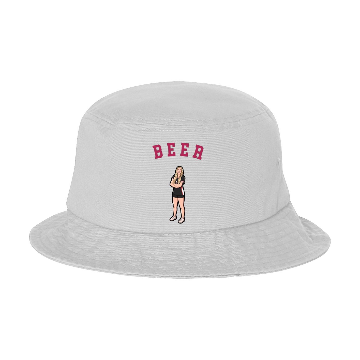 Bucket Cap — Shirsey Arch in White