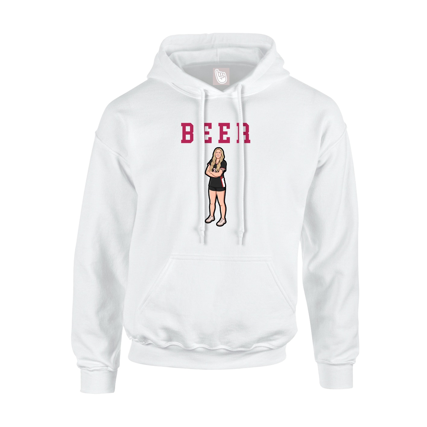 Youth Hoodie — Shirsey in White