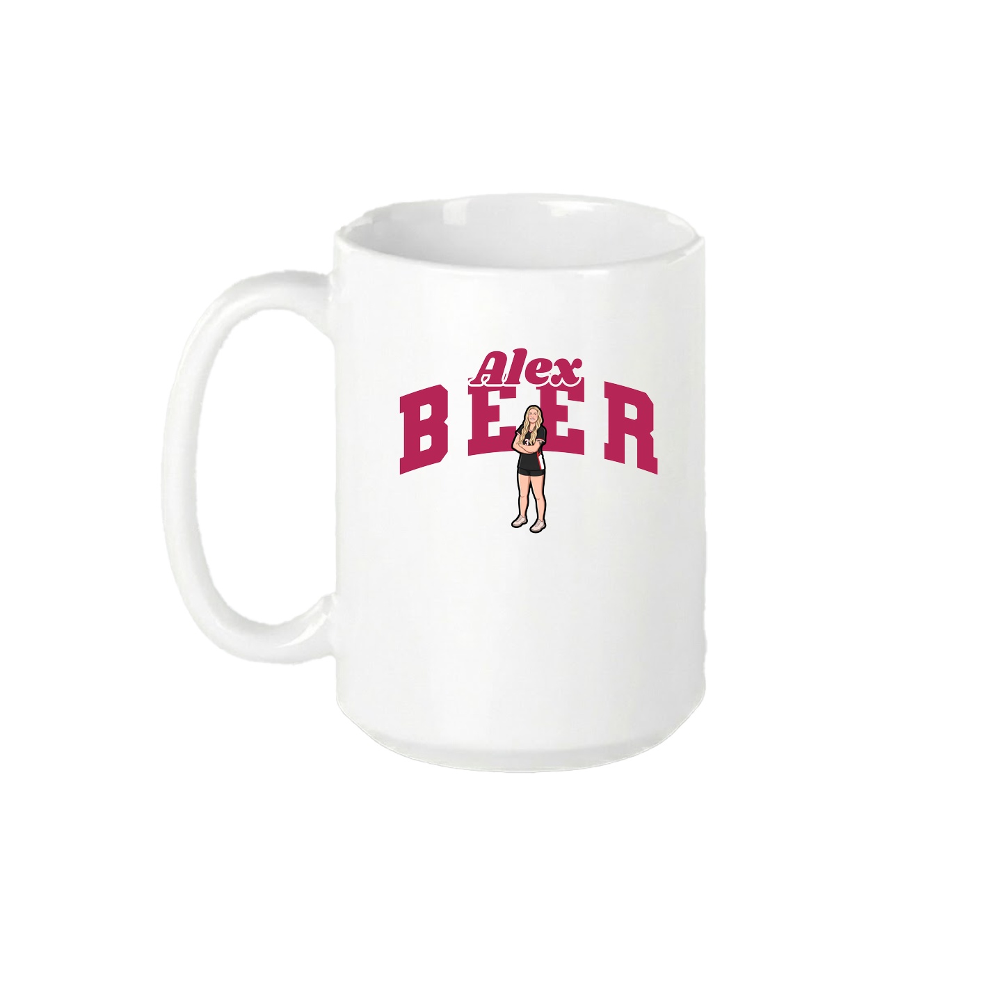 15oz Coffee Mug — Signature Arch in White