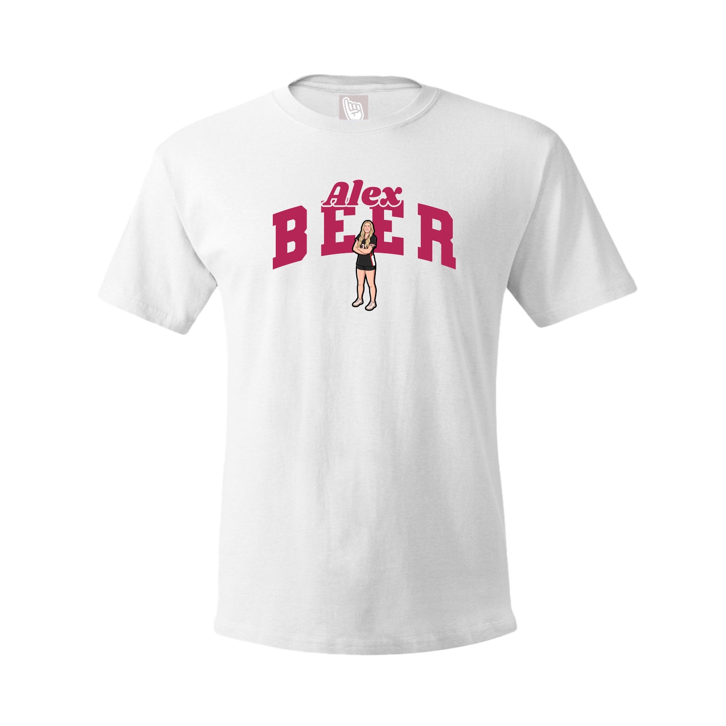 Youth Tee — Signature Arch in White
