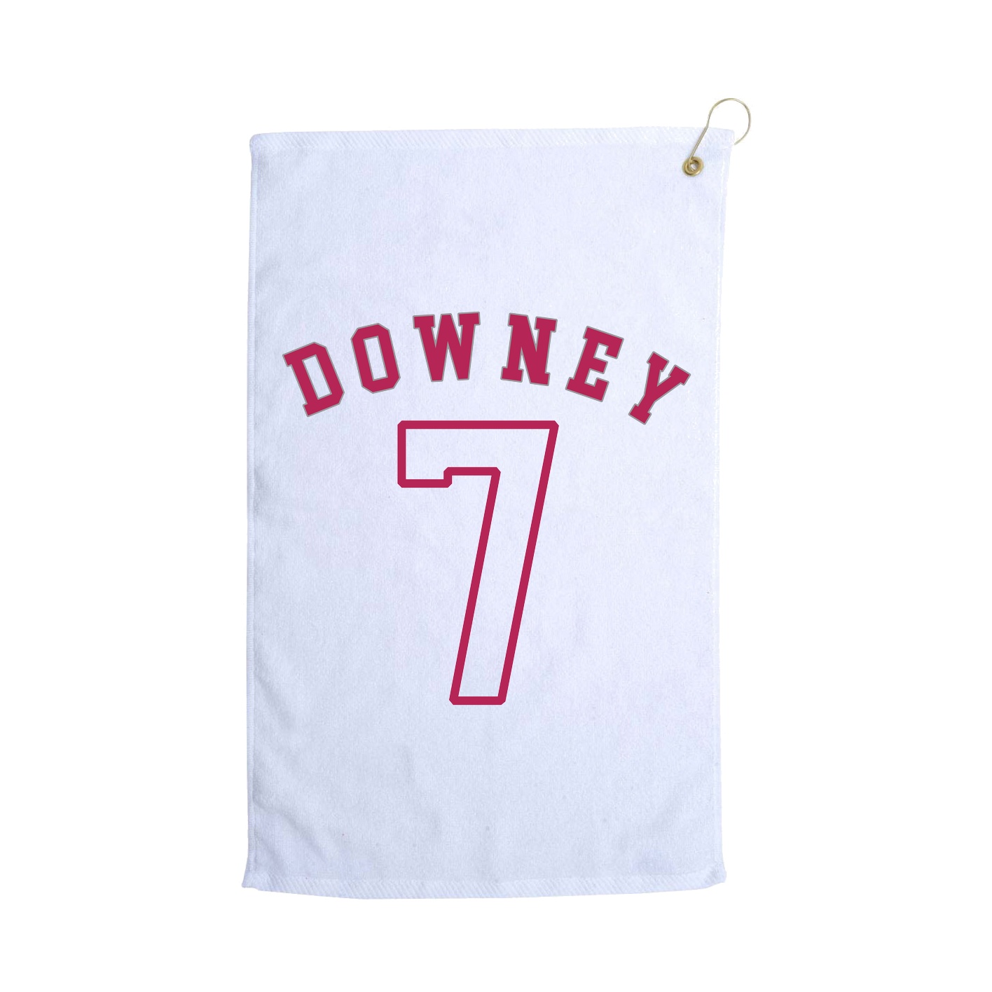 Golf Towel — Shirsey Arch in White