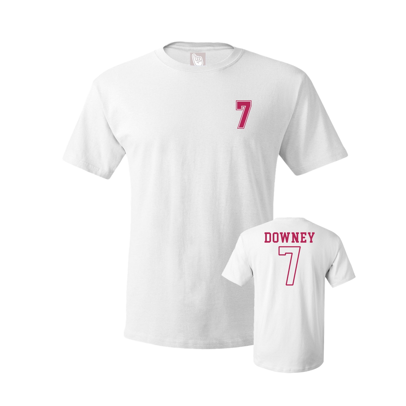 Youth Tee — Chest Back in White