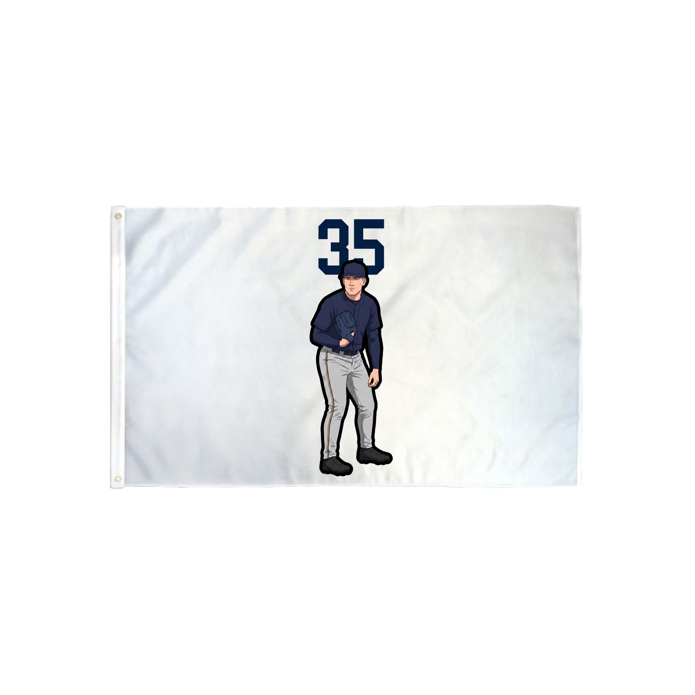 3x5 Flag — Number Top in Classic