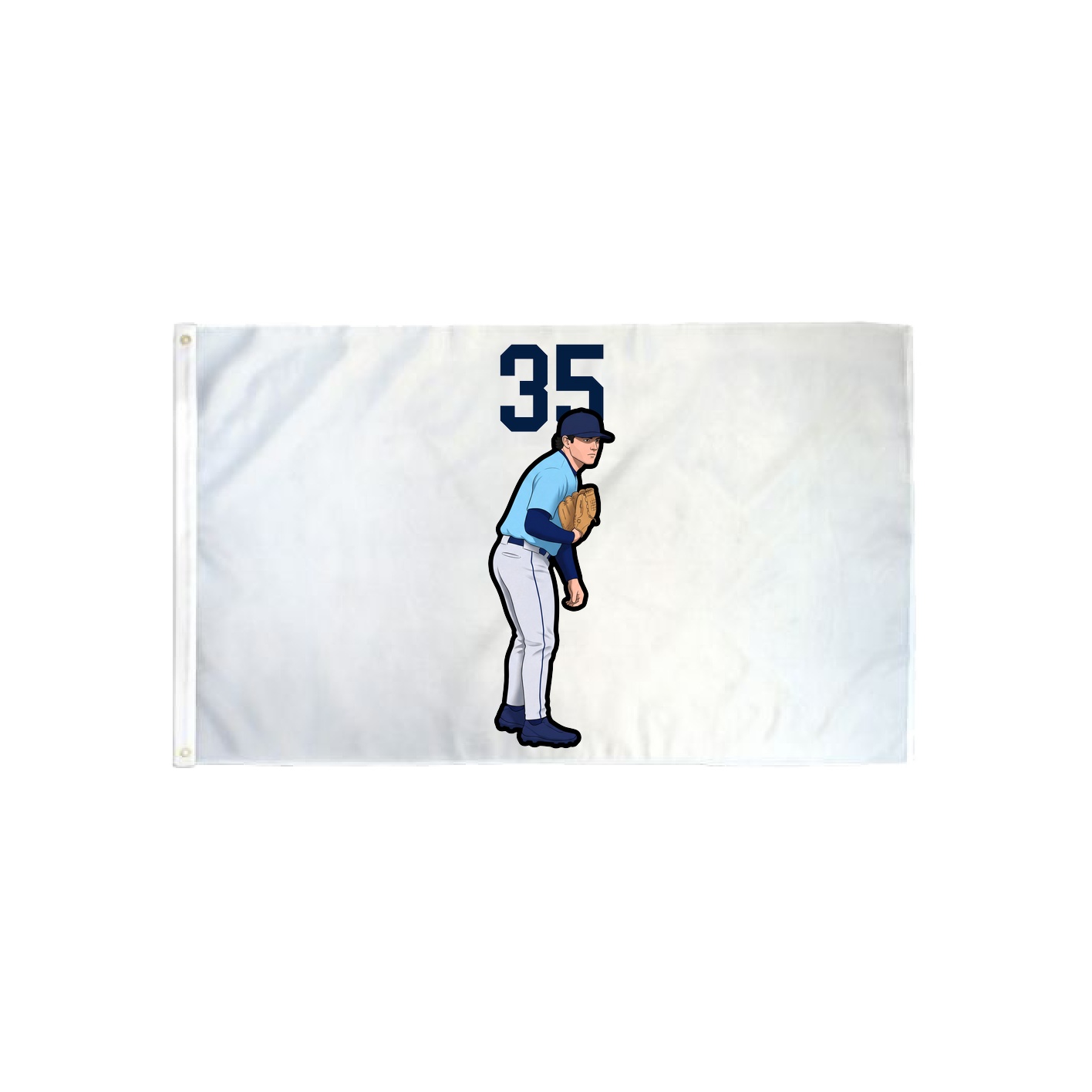 3x5 Flag — Number Top in Classic