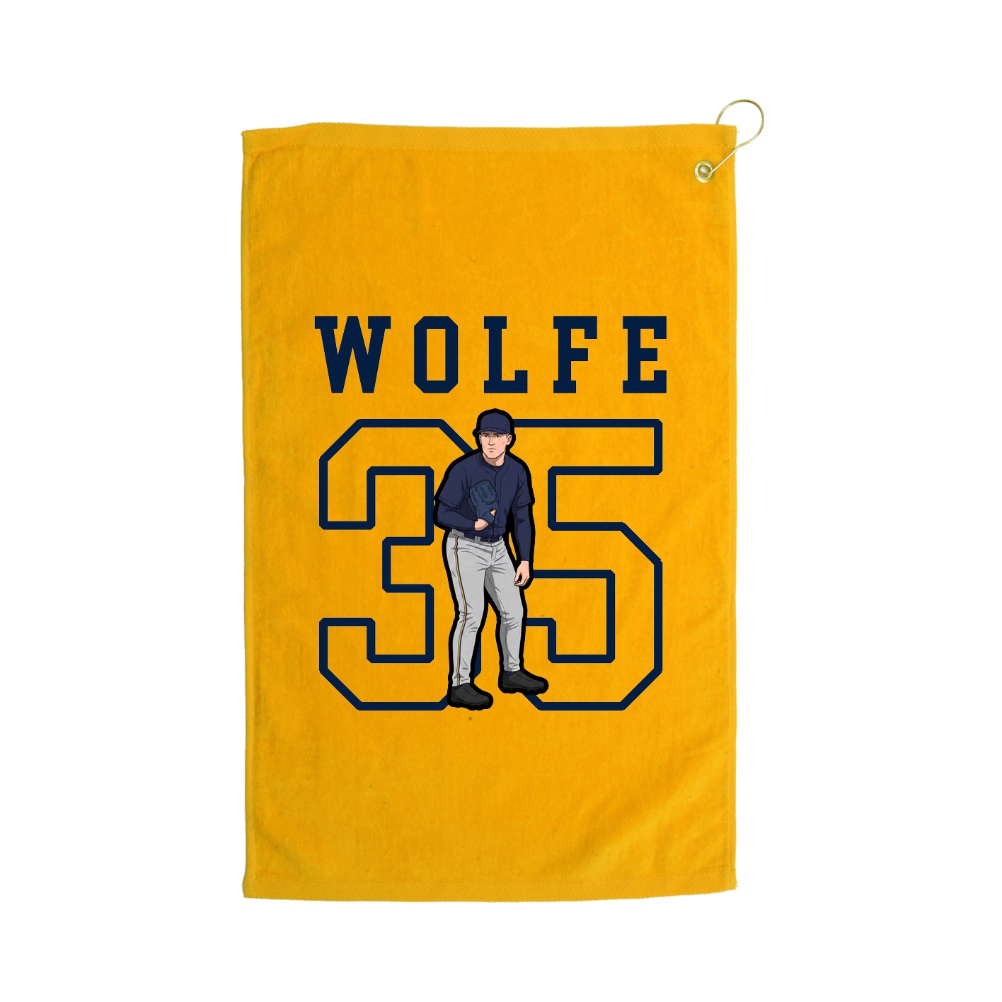 Golf Towel — Shirsey in Gold