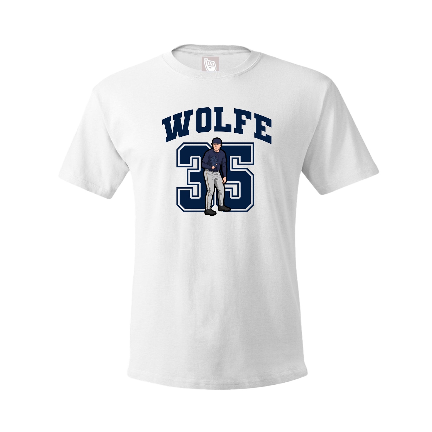 Tee — Number in White