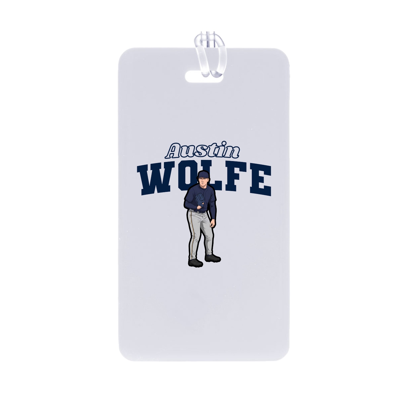 Bag Tag — Name Arch in Classic