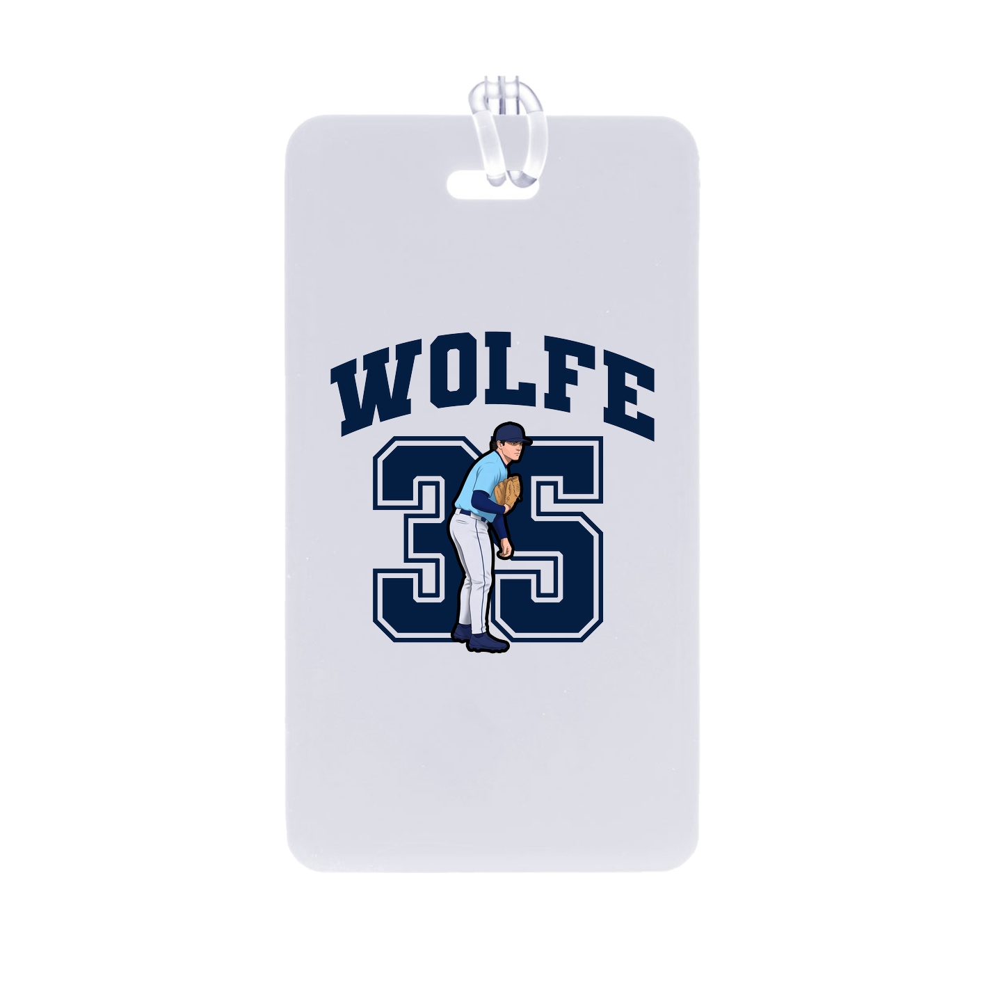 Bag Tag — Number in Classic