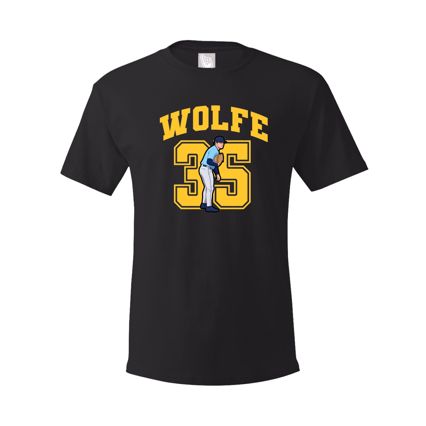 Youth Tee — Number in Black