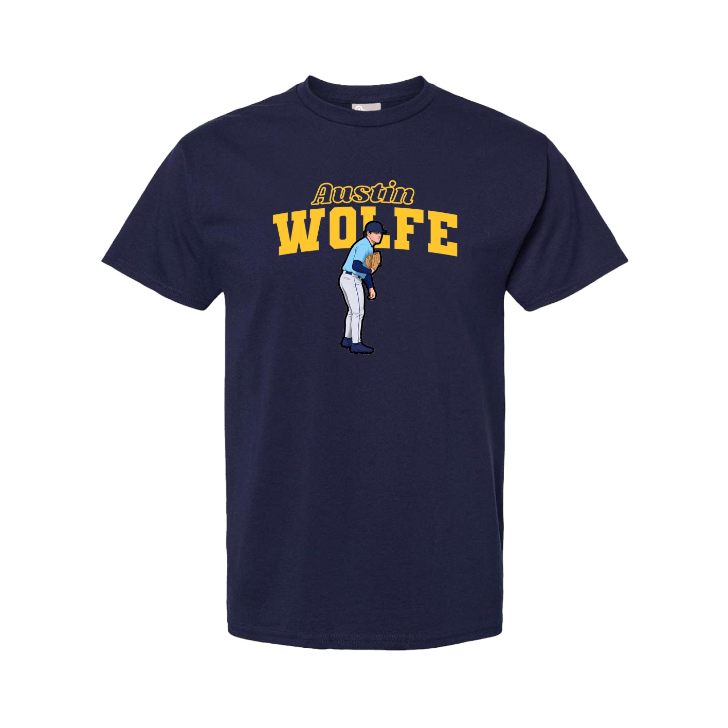 Tee — Name Arch in Navy