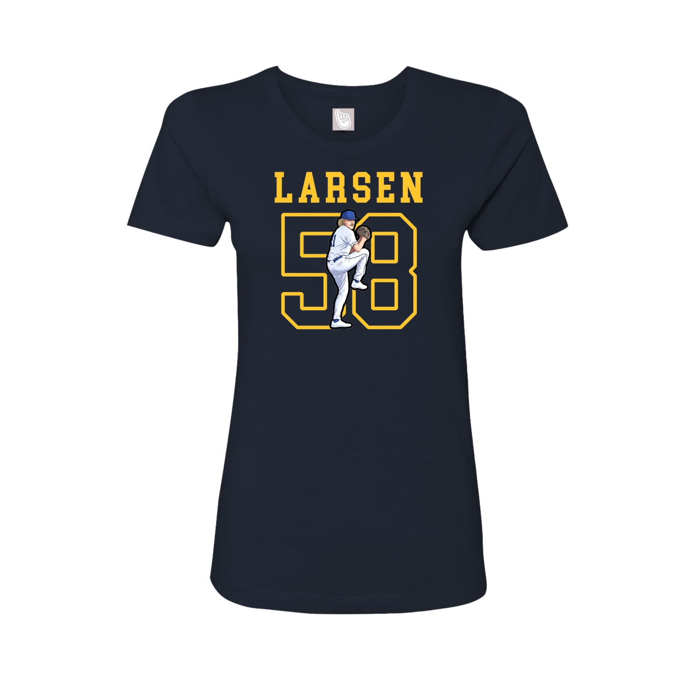Fitted Women's Tee — Shirsey in Navy