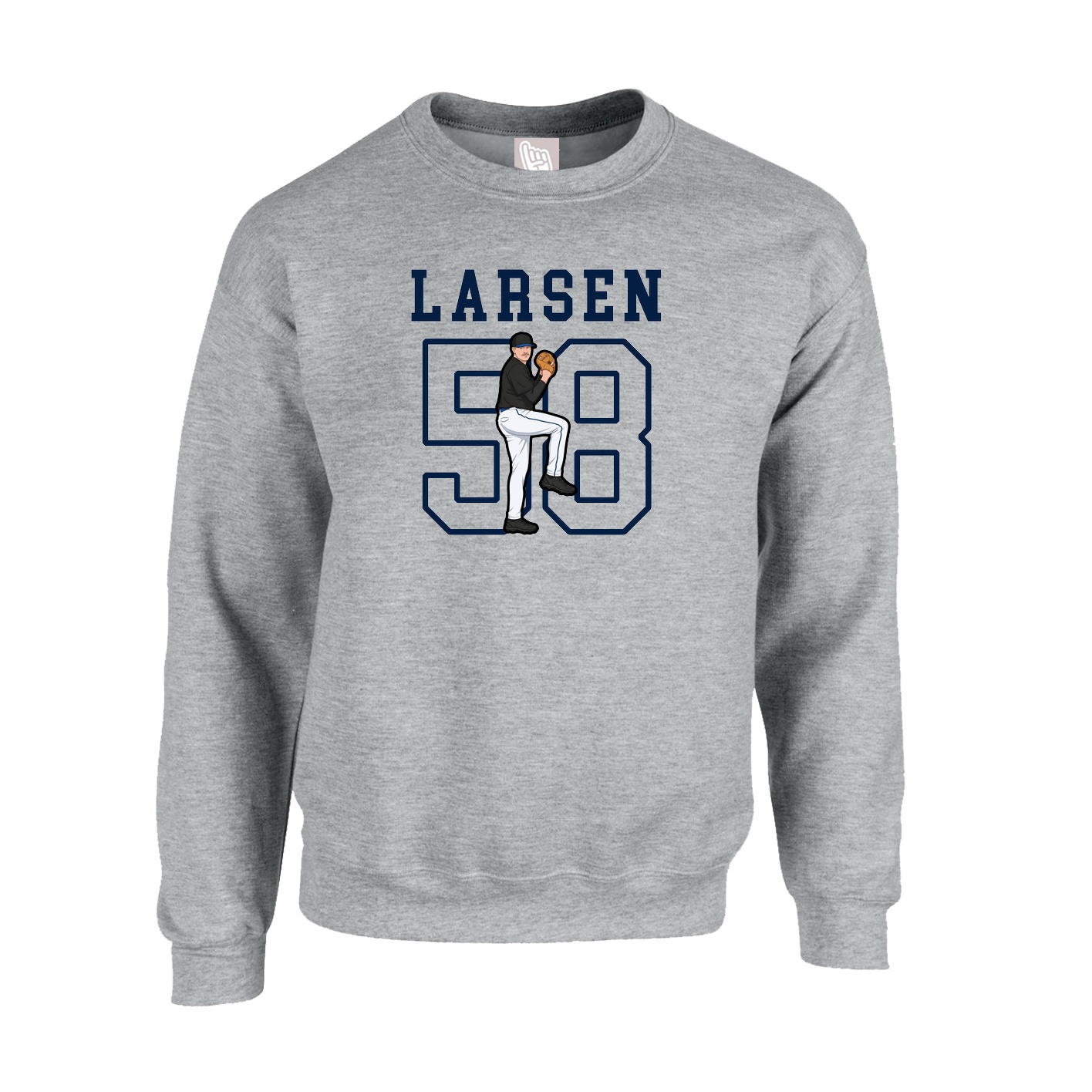 Fleece Crew — Shirsey in Grey