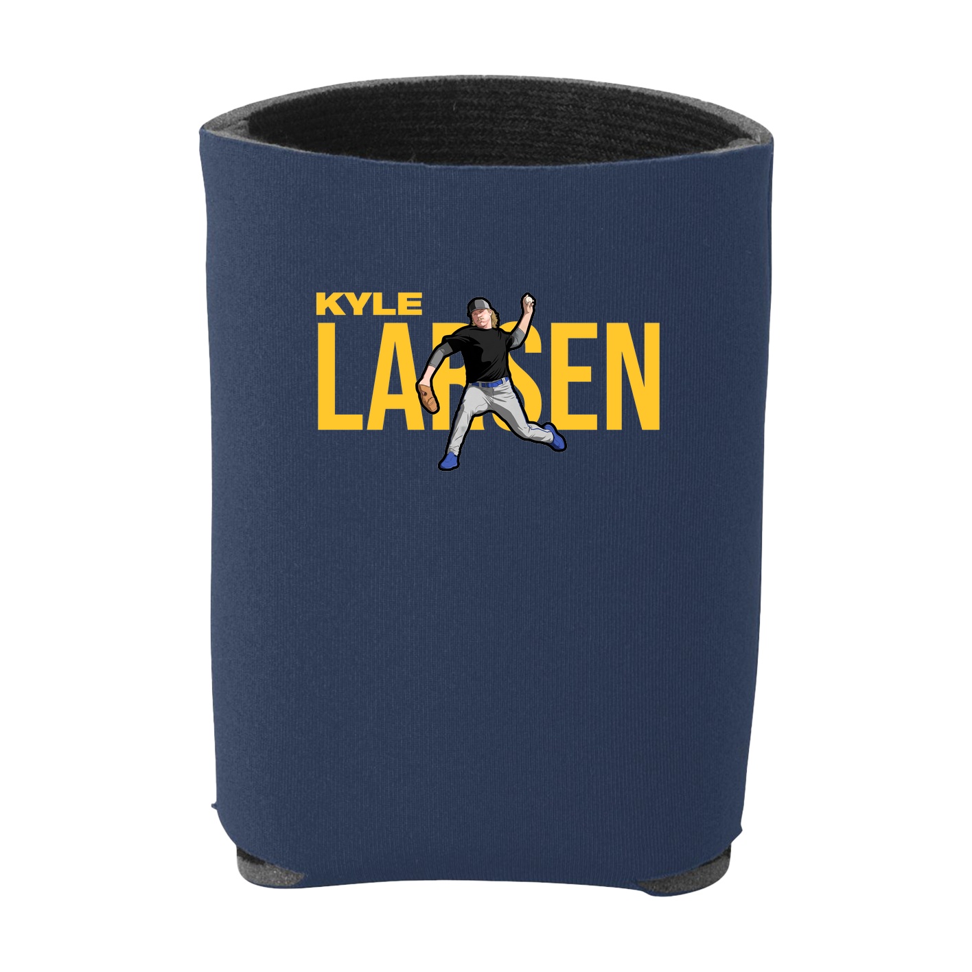 Can Holder — Player Name in Navy