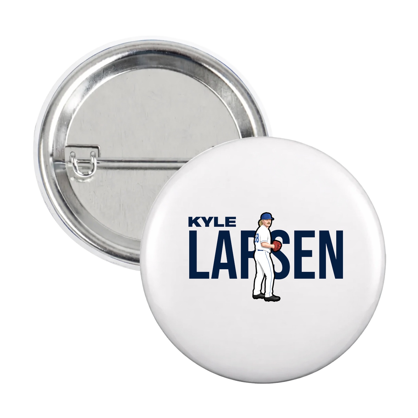 Game Day Button — Player Name in White