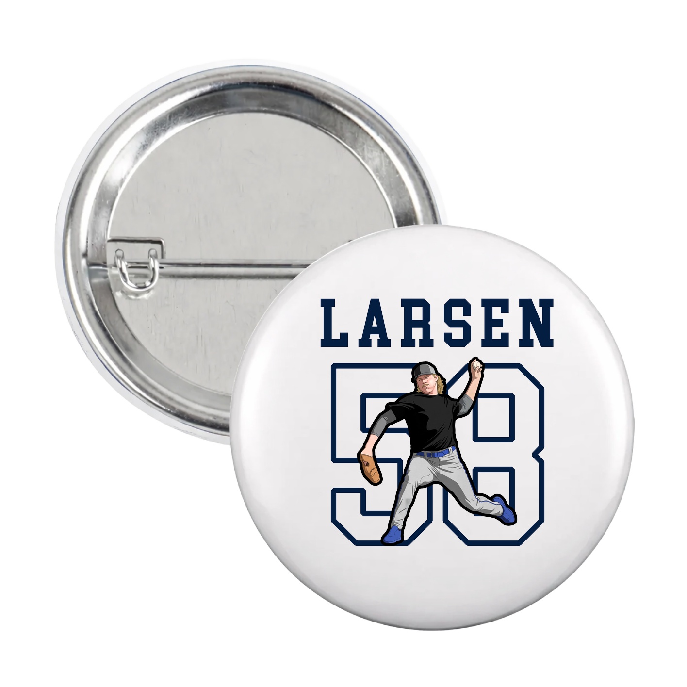 Game Day Button — Shirsey in White