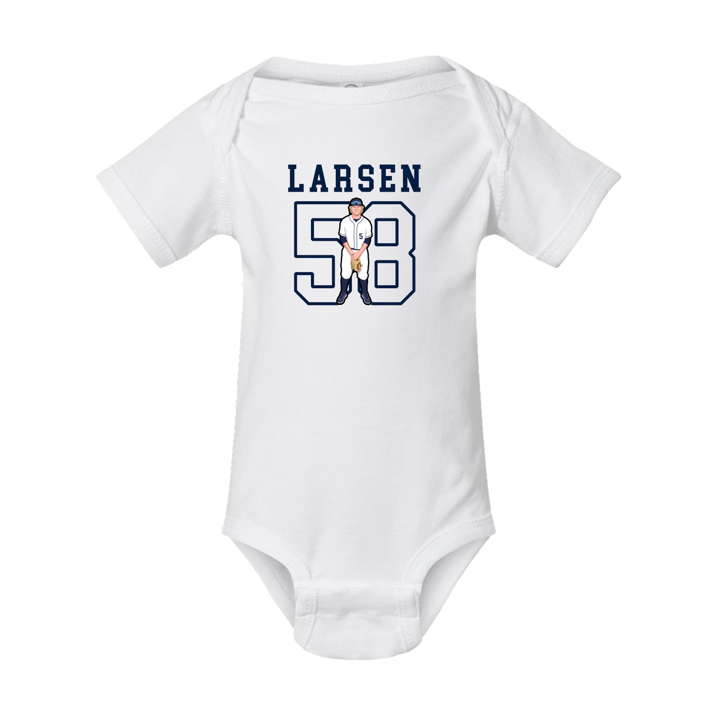 Baby Onesie — Shirsey in White