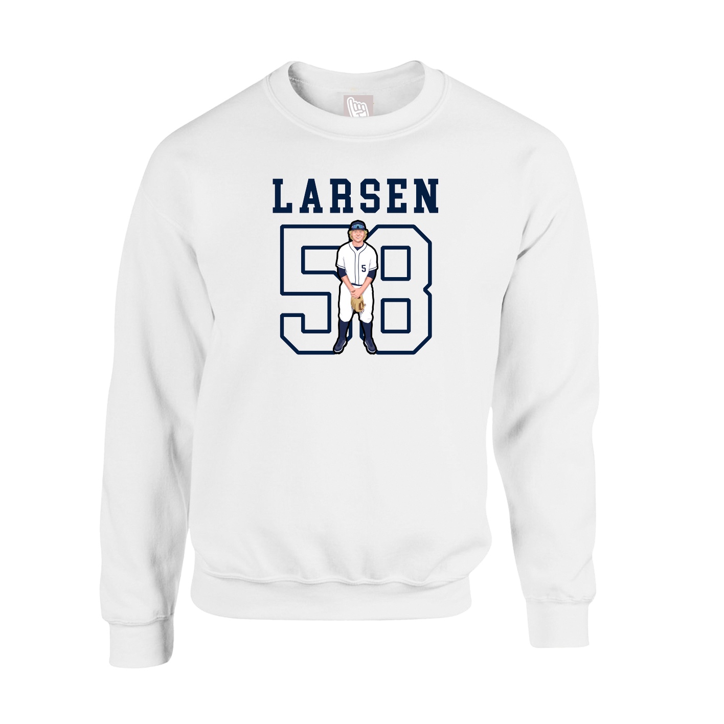 Fleece Crew — Shirsey in White