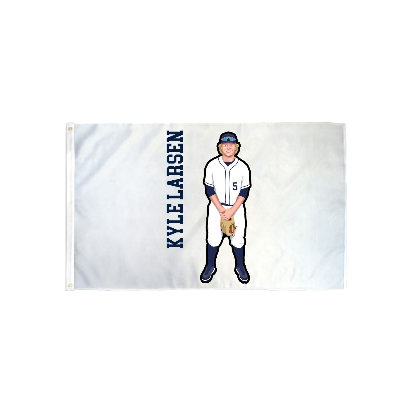3x5 Flag — Name Vertical in Classic