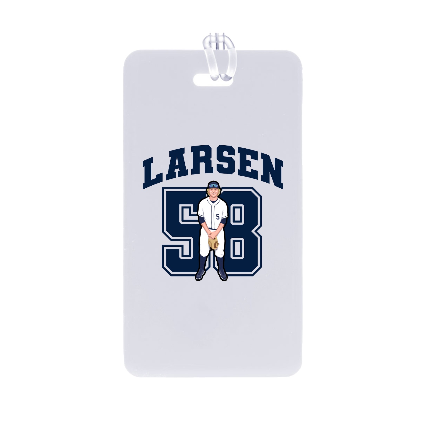 Bag Tag — Number in Classic