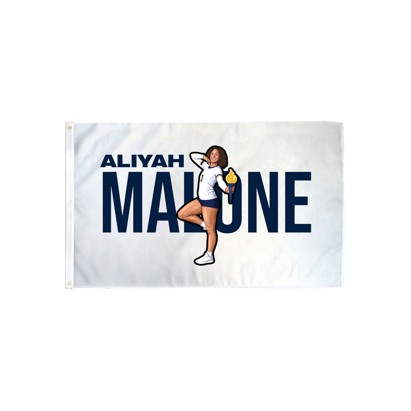 3x5 Flag — Player Name in Classic