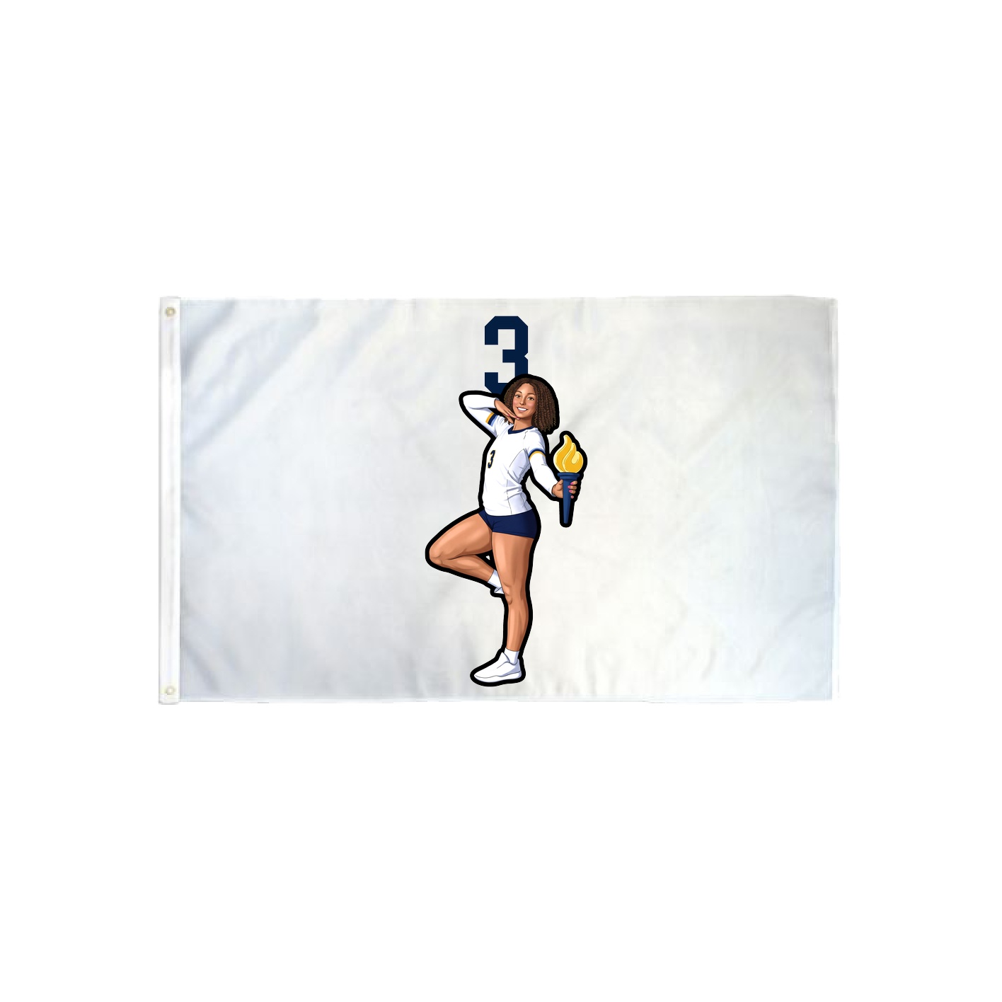 3x5 Flag — Number Top in Classic