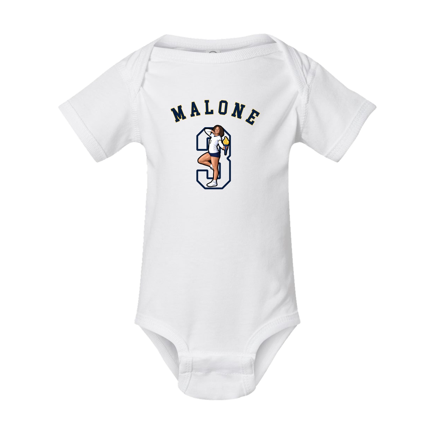 Baby Onesie — Shirsey Arch in White