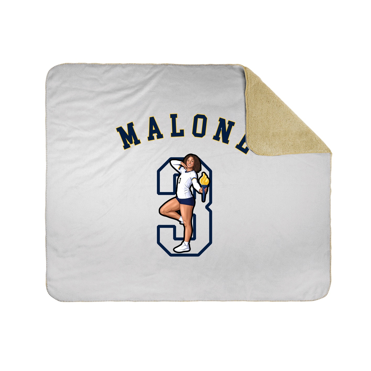 Throw Blanket — Shirsey Arch in White