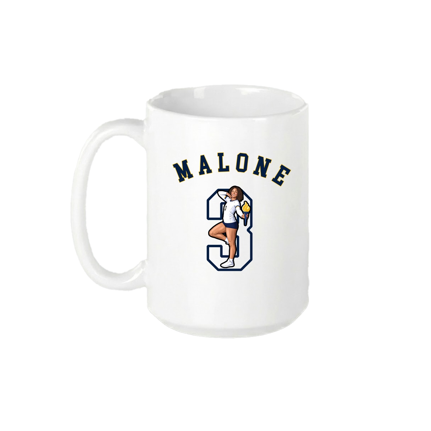 15oz Coffee Mug — Shirsey Arch in White