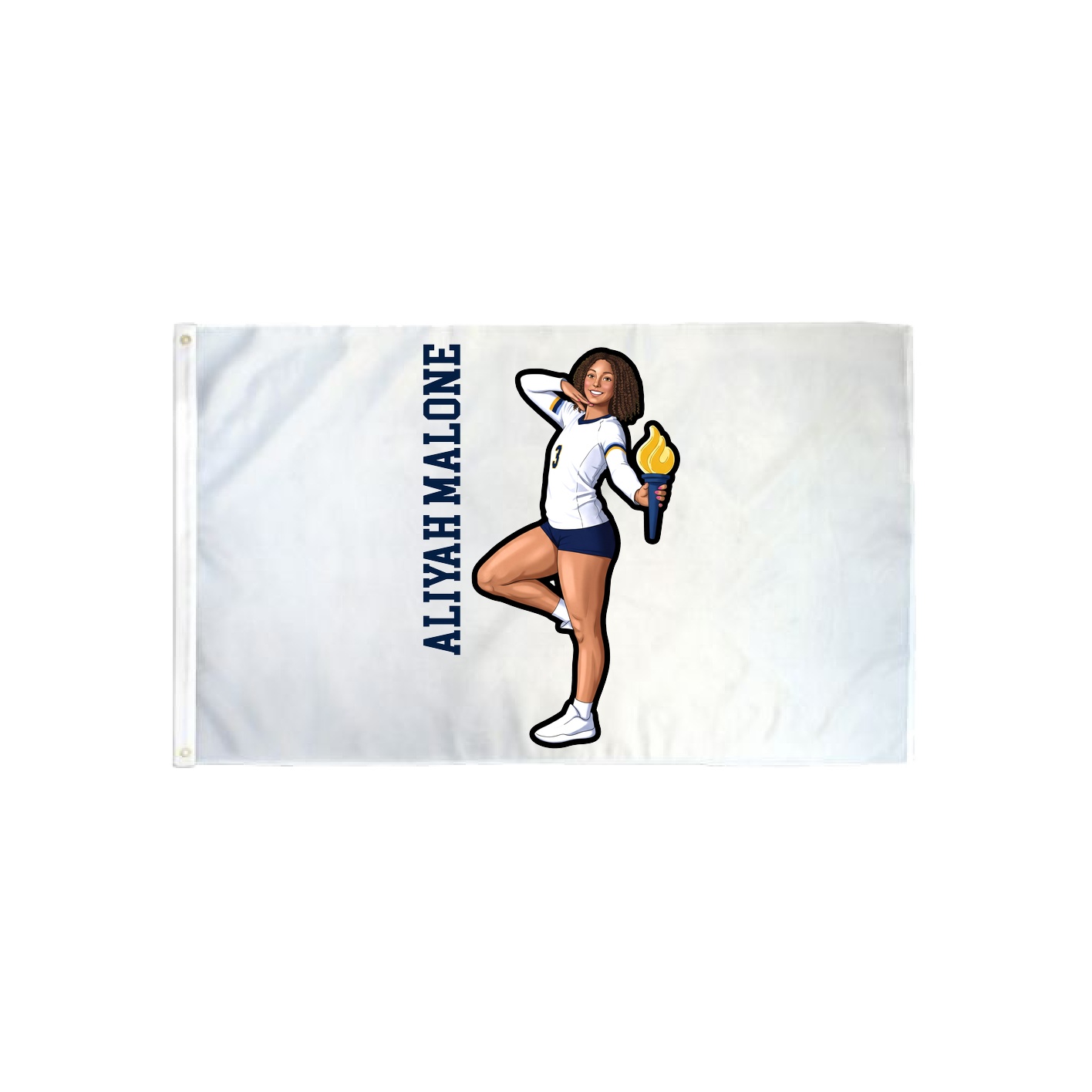 3x5 Flag — Name Vertical in Classic