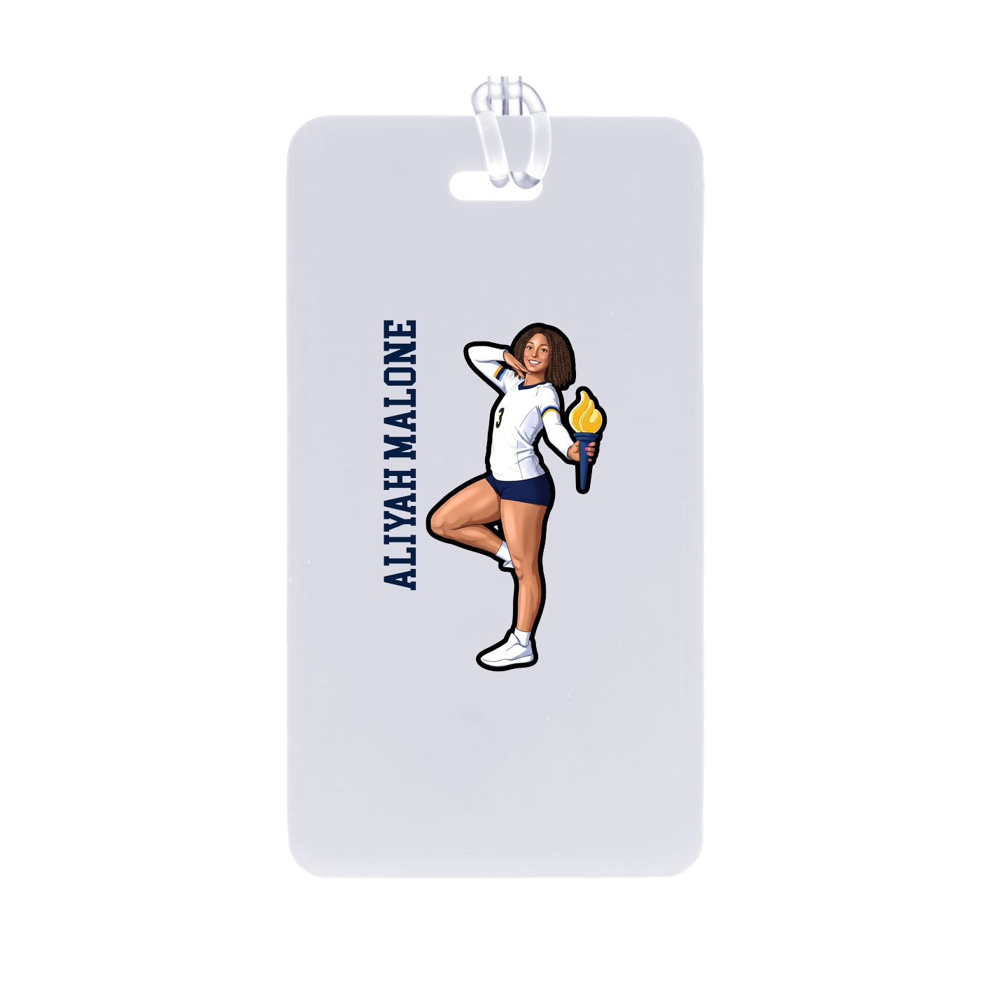 Bag Tag — Name Vertical in Classic