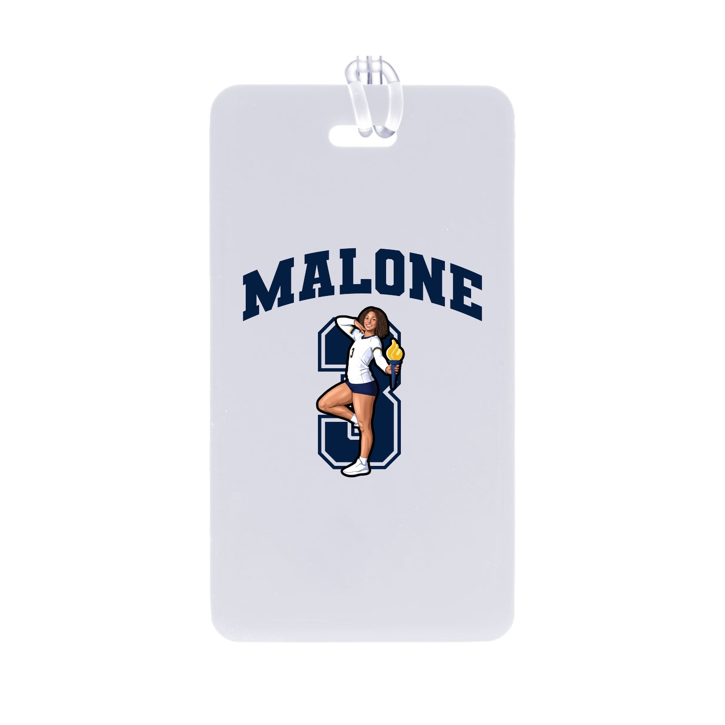Bag Tag — Number in Classic